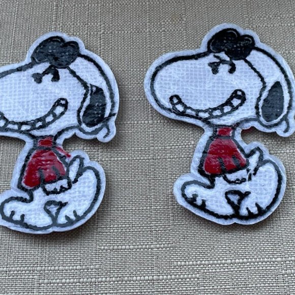 Iron on Patches for Jacket Jeans Clothes Art Snoopy Embroidery Patch Lot of 2 - Picture 8 of 8